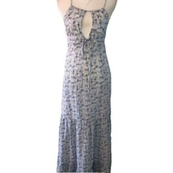 Daughters of the Revolution Dresses & Skirts - Daughters Of The Revolution Womens Dress Size M Blue Floral Maxi Lined Cotton